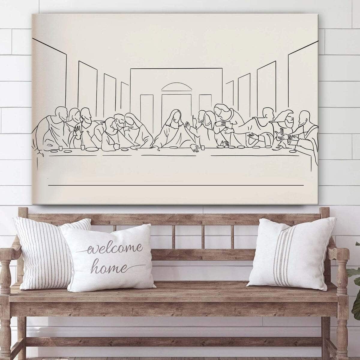 The Last Supper Christian Religious Canvas Wall Art The Last Supper Christian Religious Canvas Wall Art