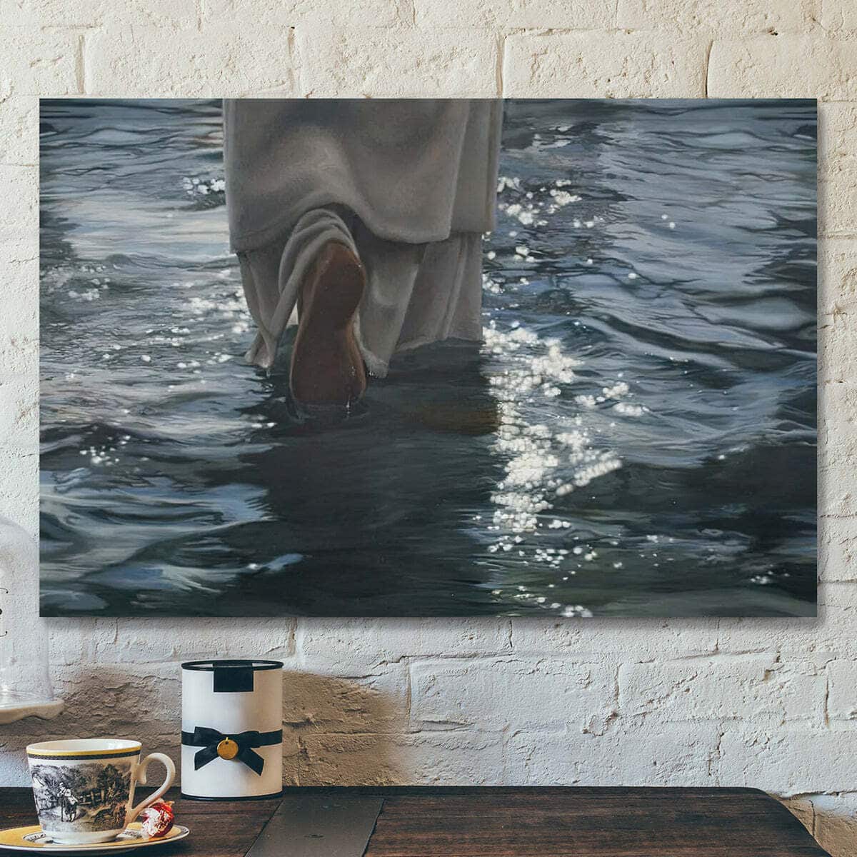 Follow Me Jesus Christian Religious Canvas Wall Art Follow Me Jesus Christian Religious Canvas Wall Art