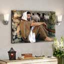 The Gate Jesus Christian Religious Canvas Wall Art