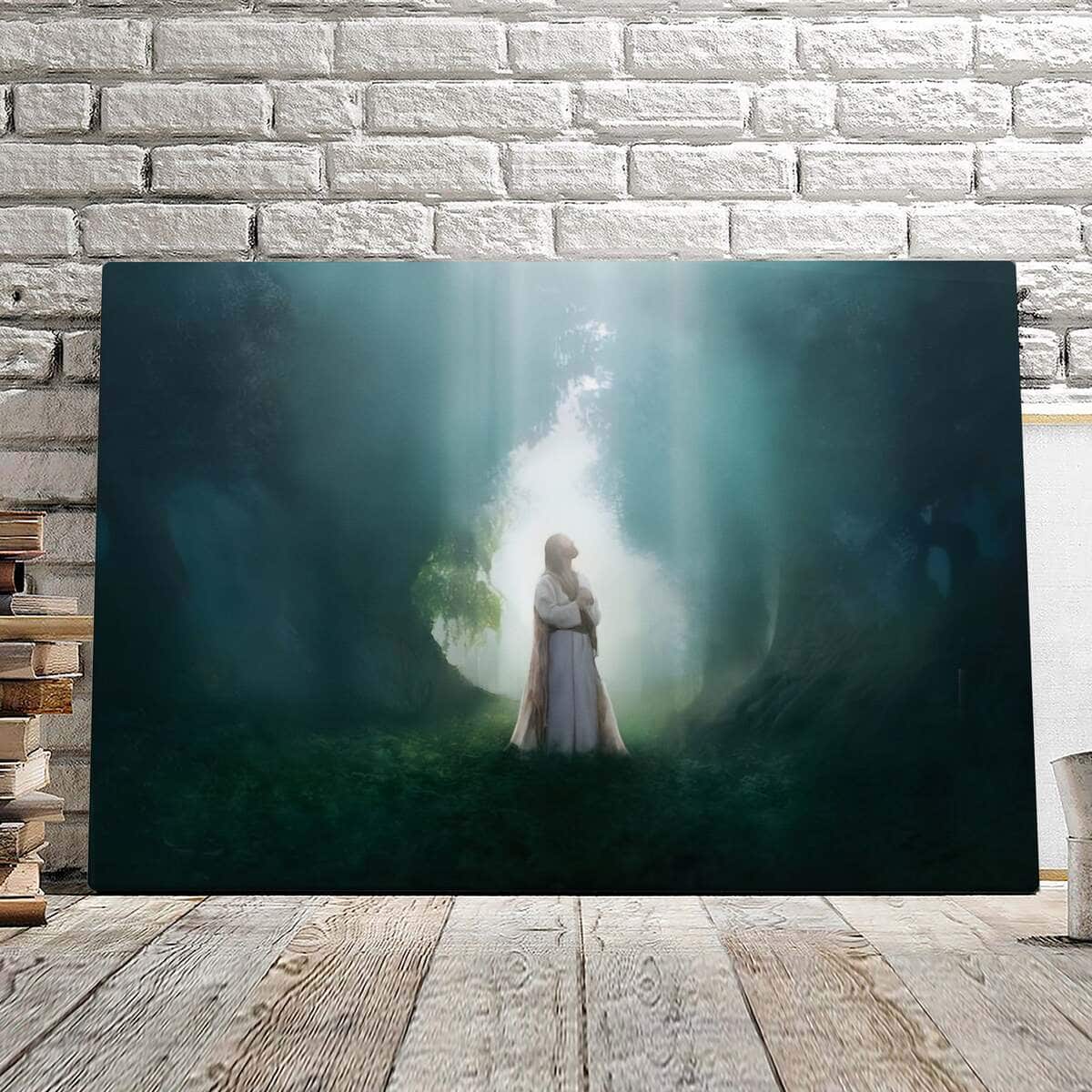 Lightweave Jesus Christian Faith Canvas Wall Art Lightweave Jesus Christian Faith Canvas Wall Art
