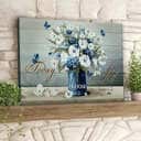 Today I Choose Joy James 12 Butterfly And Flower Christian Faith Bible Verse Canvas Wall Art