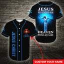 Customize Personalized Cross Because Of Him Heaven Knows My Name Baseball Jersey Customize Personalized Cross Because Of Him Heaven Knows My Name Baseball Jersey