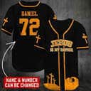 Customize Personalized Cross Jesus Is My Savior Baseball Jersey Customize Personalized Cross Jesus Is My Savior Baseball Jersey