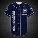 Customize Personalized Cross Jesus Original Firefighter Baseball Jersey Customize Personalized Cross Jesus Original Firefighter Baseball Jersey