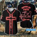 Customize Personalized Cross Roping On Faith Retro Baseball Jersey