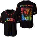 Customize Personalized Cross God Colorful Baseball Jersey