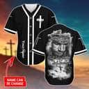 Customize Personalized Cross God Just Have Faith Bible Verse Baseball Jersey Customize Personalized Cross God Just Have Faith Bible Verse Baseball Jersey