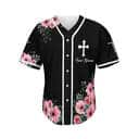 Cross God Flower Faith Customize Personalized Christian Jesus Baseball Jersey