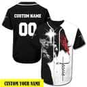 Cross Lion Customize Personalized Christian Jesus Religious Baseball Jersey Cross Lion Customize Personalized Christian Jesus Religious Baseball Jersey