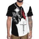 Cross Lion Customize Personalized Christian Jesus Religious Baseball Jersey Cross Lion Customize Personalized Christian Jesus Religious Baseball Jersey