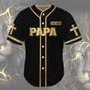 Cross Lion Papa The Man The Legend Customize Personalized Father's Day Baseball Jersey