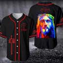 Customize Personalized God Colorful Jesus Is Love Baseball Jersey Customize Personalized God Colorful Jesus Is Love Baseball Jersey