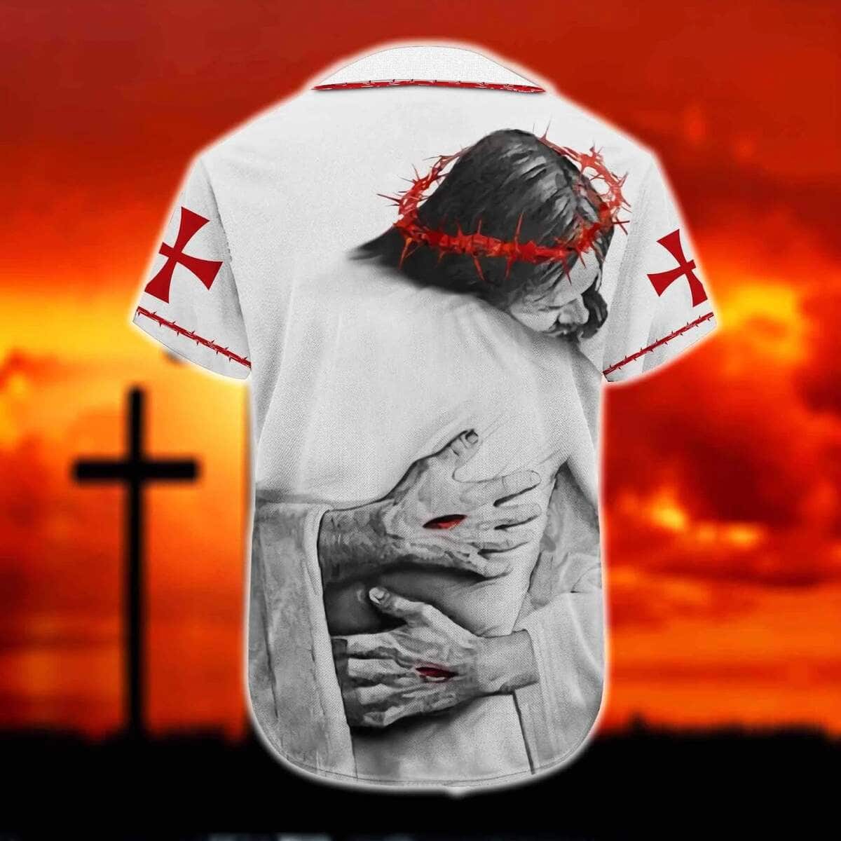 Customize Personalized Jesus Christ God Hug God Is Love Baseball Jersey Customize Personalized Jesus Christ God Hug God Is Love Baseball Jersey