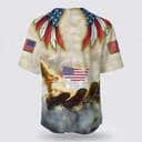 Bible Jesus Eagle American US Flag One Nation Under God 4th Of July Baseball Jersey Bible Jesus Eagle American US Flag One Nation Under God 4th Of July Baseball Jersey