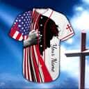 Customize Personalized Cross Flag Jesus Is My Everything Baseball Jersey