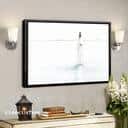 Jesus Walks On Water Christian Faith Religious Canvas Wall Art