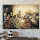 Christian Religious The Last Supper Canvas Wall Art For Christian