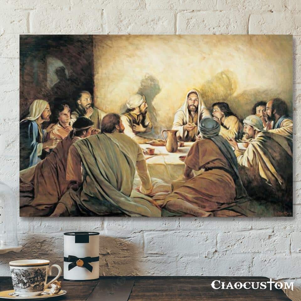 Christian Religious The Last Supper Canvas Wall Art For Christian Christian Religious The Last Supper Canvas Wall Art For Christian