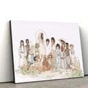These Little Ones Jesus And Children Canvas Wall Art These Little Ones Jesus And Children Canvas Wall Art