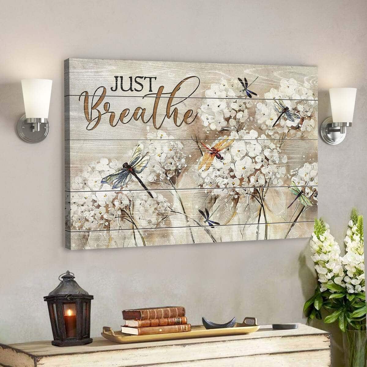 God Jesus Just Breathe And Have Faith Christian Canvas Wall Art God Jesus Just Breathe And Have Faith Christian Canvas Wall Art