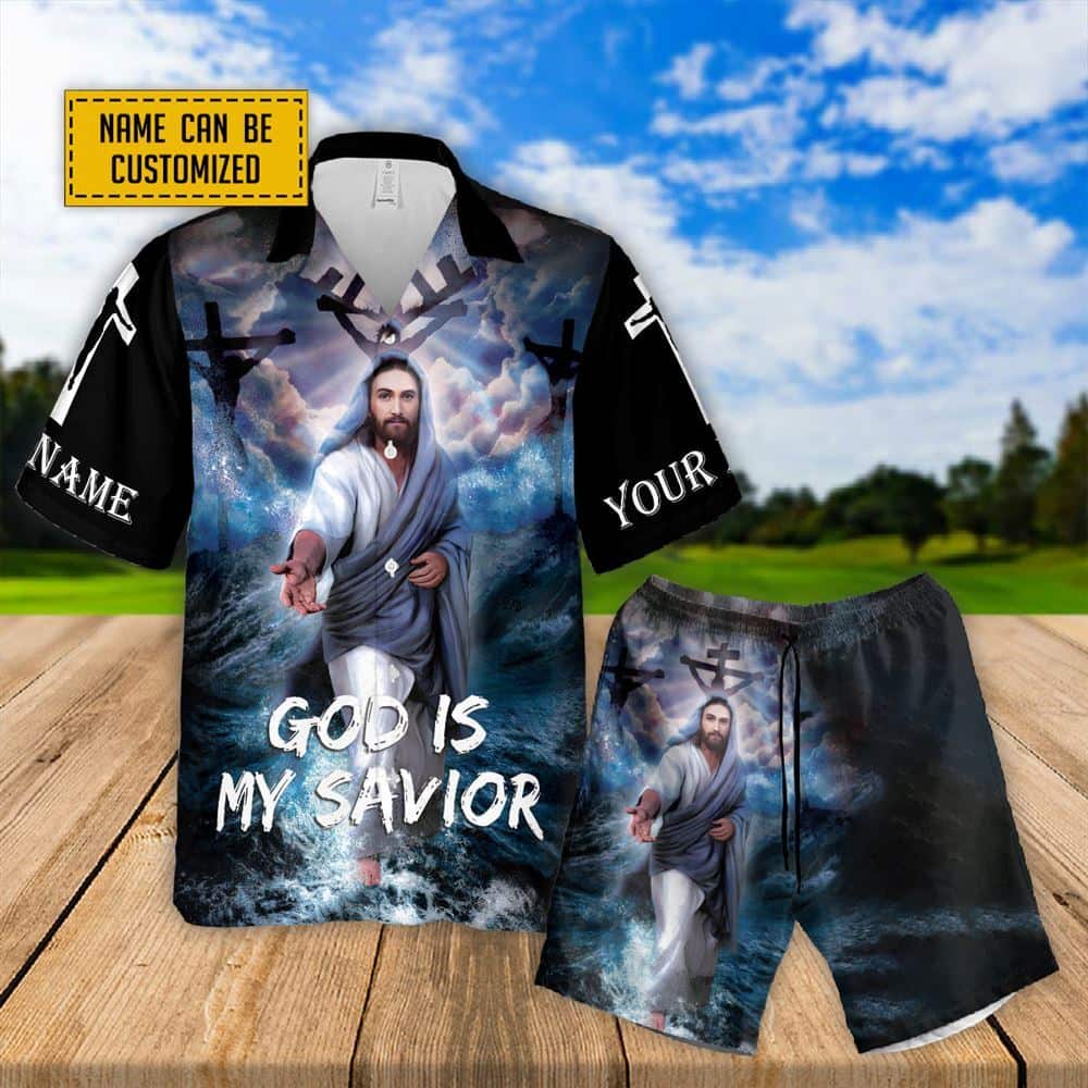 God Is My Savior Religious Christian Hawaiian Shirt God Is My Savior Religious Christian Hawaiian Shirt