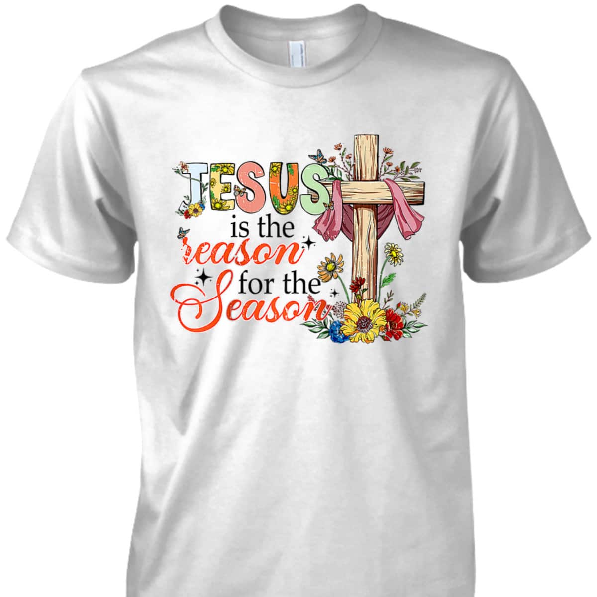 Christmas Xmas Christian Jesus The Reason Holiday Season T-Shirt