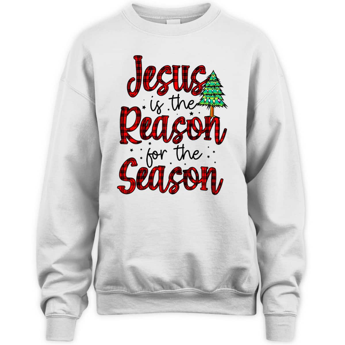 Christian Jesus The Reason Xmas Holiday Season Christmas T-Shirt Christian Jesus The Reason Xmas Holiday Season Christmas T-Shirt