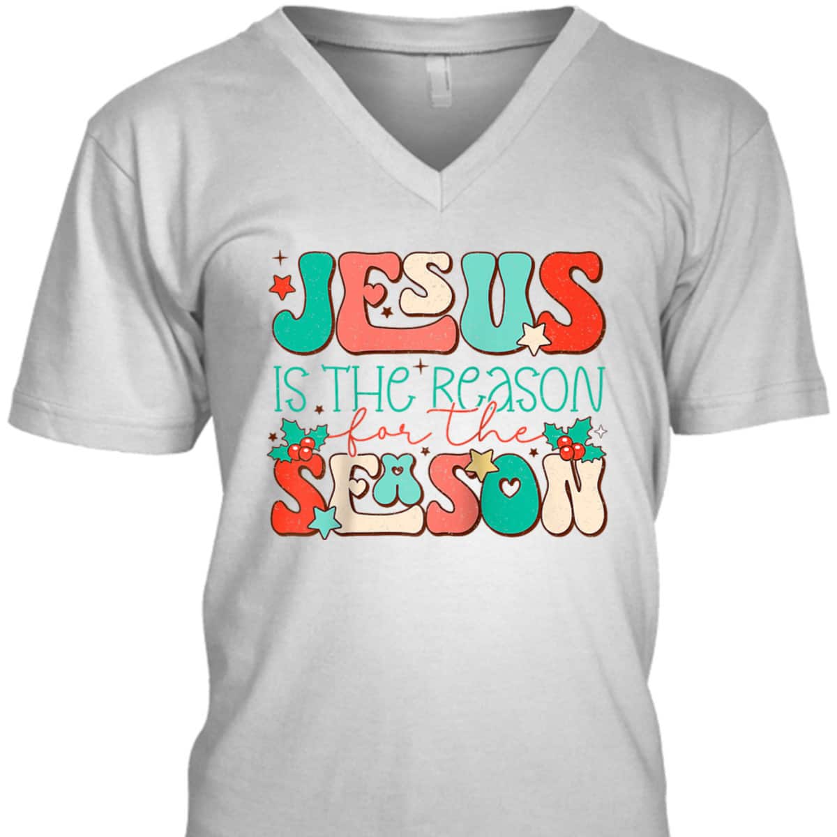 Holiday Season Christmas Christian Jesus The Reason Xmas T-Shirt Holiday Season Christmas Christian Jesus The Reason Xmas T-Shirt