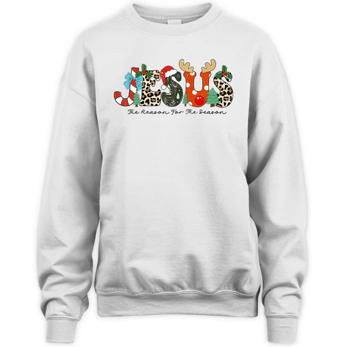 Christian Jesus The Reason For The Season Xmas Holiday Christmas T-Shirt