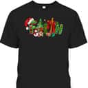 Christmas Faith With Cross X-Mas Pajama Christian Jesus T-Shirt