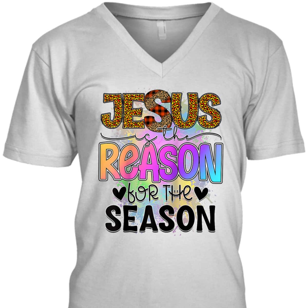 Jesus The Reason Christian Xmas Holiday Season Christmas T-Shirt Jesus The Reason Christian Xmas Holiday Season Christmas T-Shirt