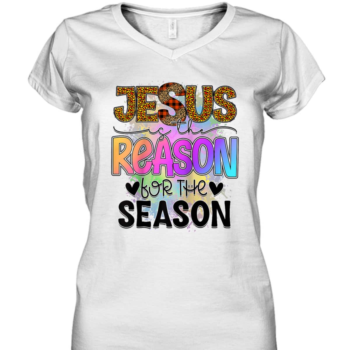 Jesus The Reason Christian Xmas Holiday Season Christmas T-Shirt Jesus The Reason Christian Xmas Holiday Season Christmas T-Shirt