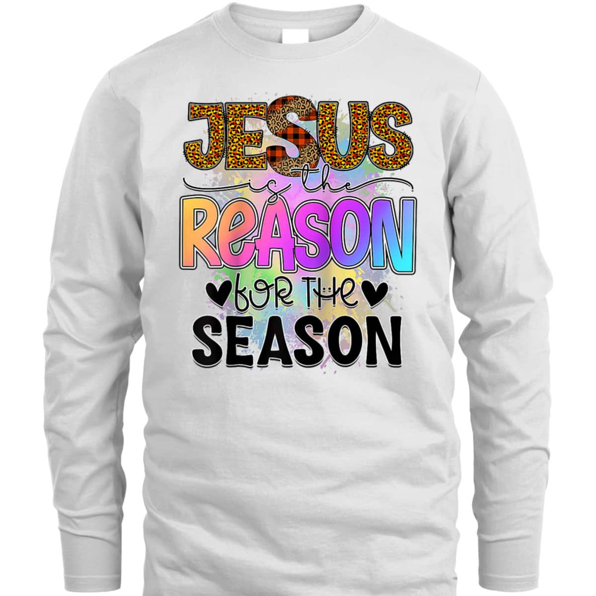 Jesus The Reason Christian Xmas Holiday Season Christmas T-Shirt