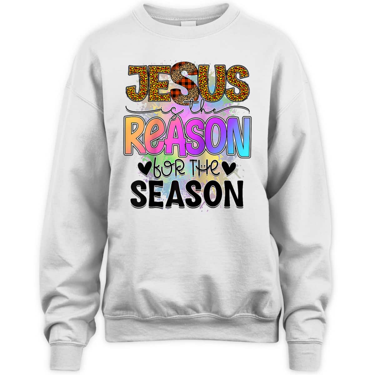 Jesus The Reason Christian Xmas Holiday Season Christmas T-Shirt