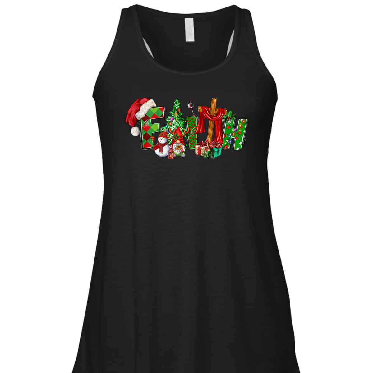 Christmas Faith With Cross X-Mas Pajama Christian Jesus T-Shirt Christmas Faith With Cross X-Mas Pajama Christian Jesus T-Shirt