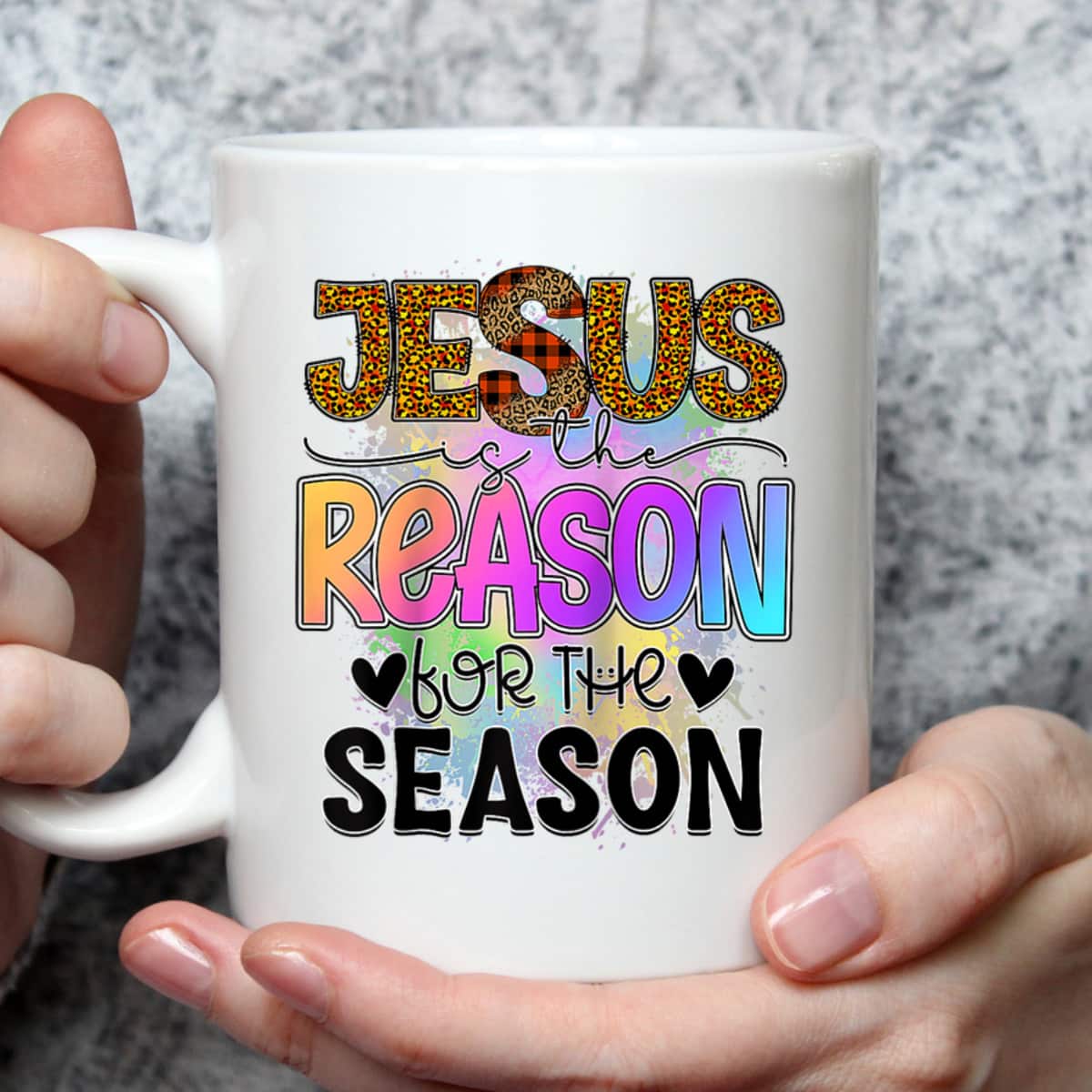 Jesus The Reason Christian Xmas Holiday Season Christmas T-Shirt