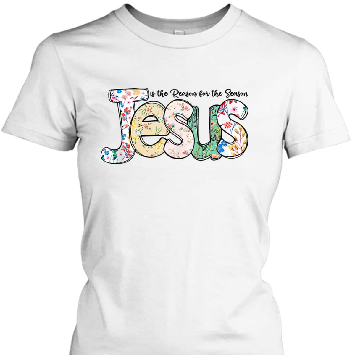 Jesus The Reason Christian Xmas Holiday Christmas T-Shirt