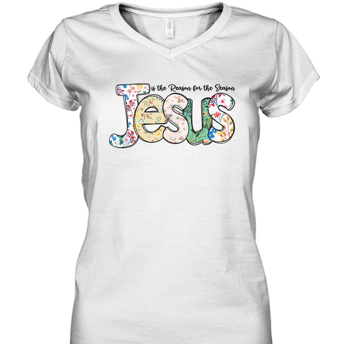 Jesus The Reason Christian Xmas Holiday Christmas T-Shirt