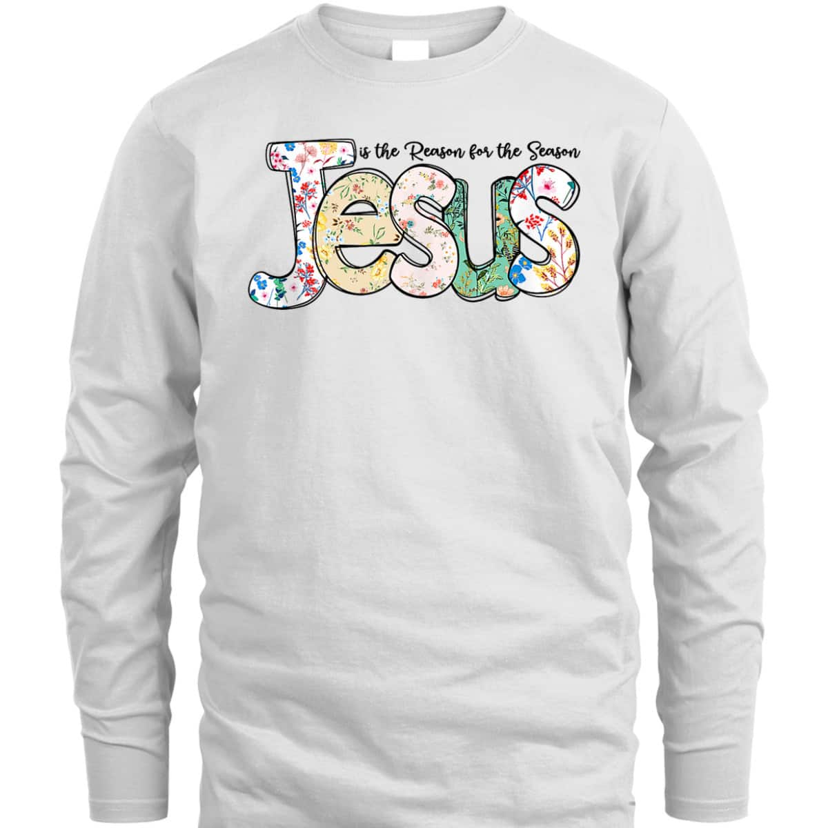 Jesus The Reason Christian Xmas Holiday Christmas T-Shirt