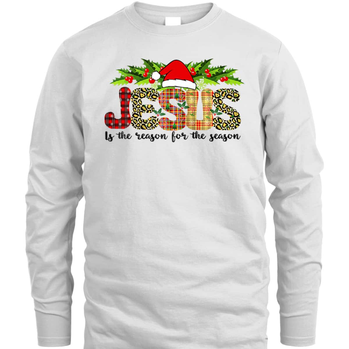 Christian Jesus The Reason For The Season Holiday Season Christmas Xmas T-Shirt