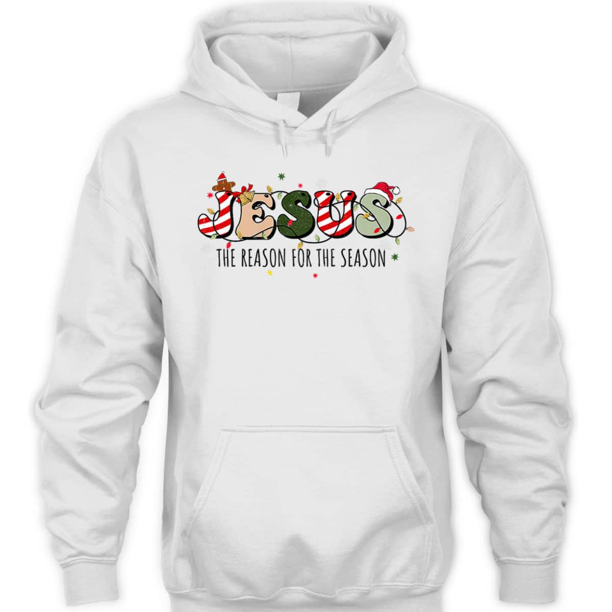 Christian Jesus The Reason Holiday Season Christmas Xmas T-Shirt