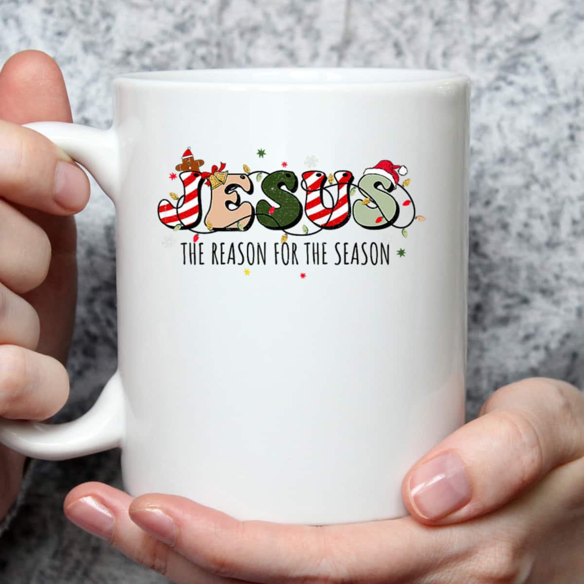 Christian Jesus The Reason Holiday Season Christmas Xmas T-Shirt