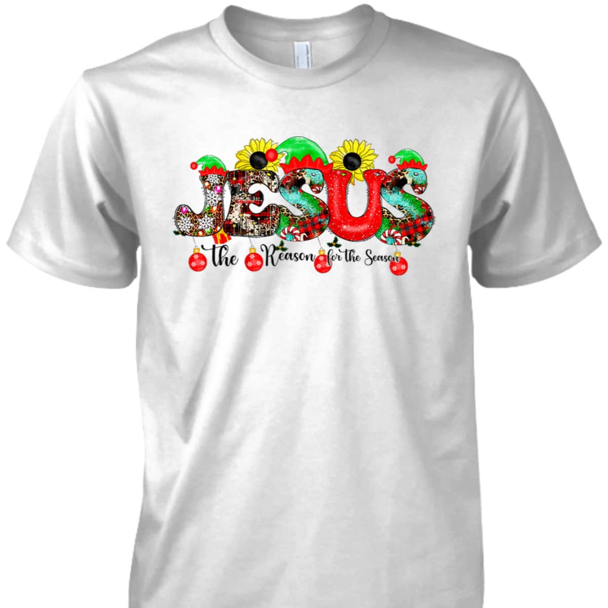 Christian Xmas Jesus The Reason For The Season Holiday Christmas T-Shirt