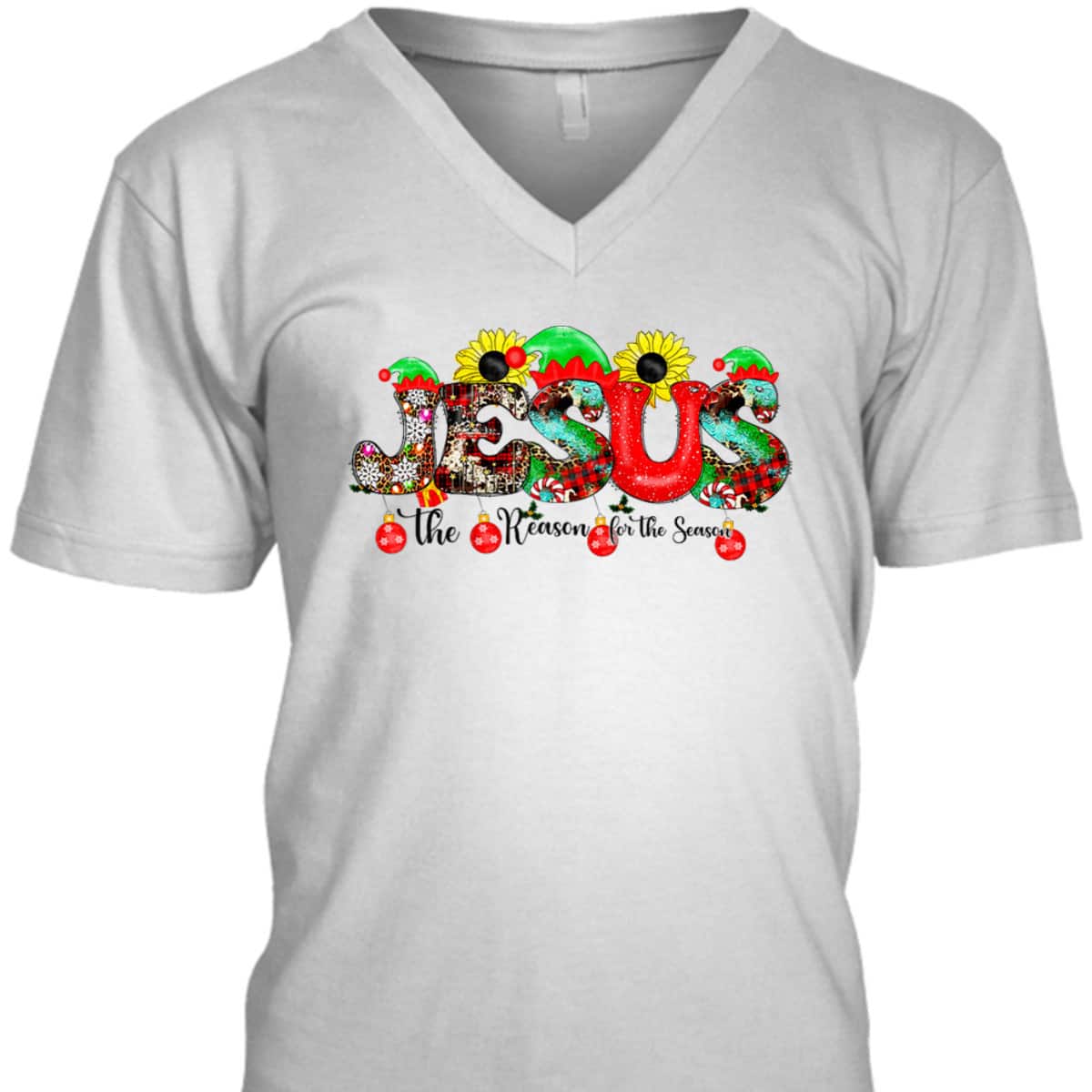 Christian Xmas Jesus The Reason For The Season Holiday Christmas T-Shirt