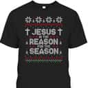 Christian Jesus The Reason Xmas Holiday Season Christmas Religious T-Shirt Christian Jesus The Reason Xmas Holiday Season Christmas Religious T-Shirt