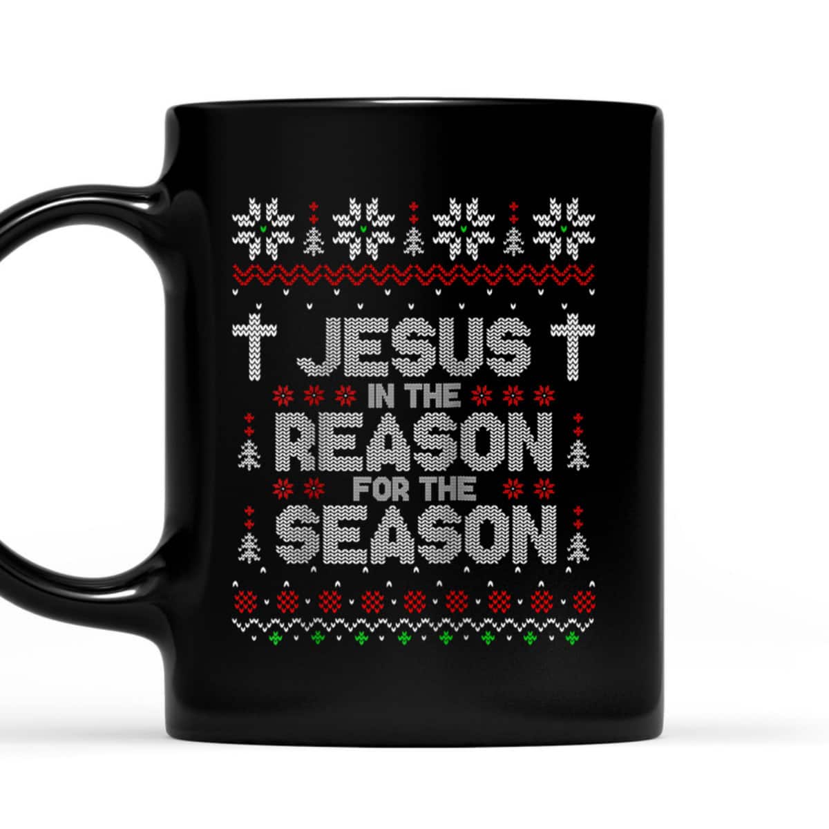 Christian Jesus The Reason Xmas Holiday Season Christmas Religious T-Shirt Christian Jesus The Reason Xmas Holiday Season Christmas Religious T-Shirt