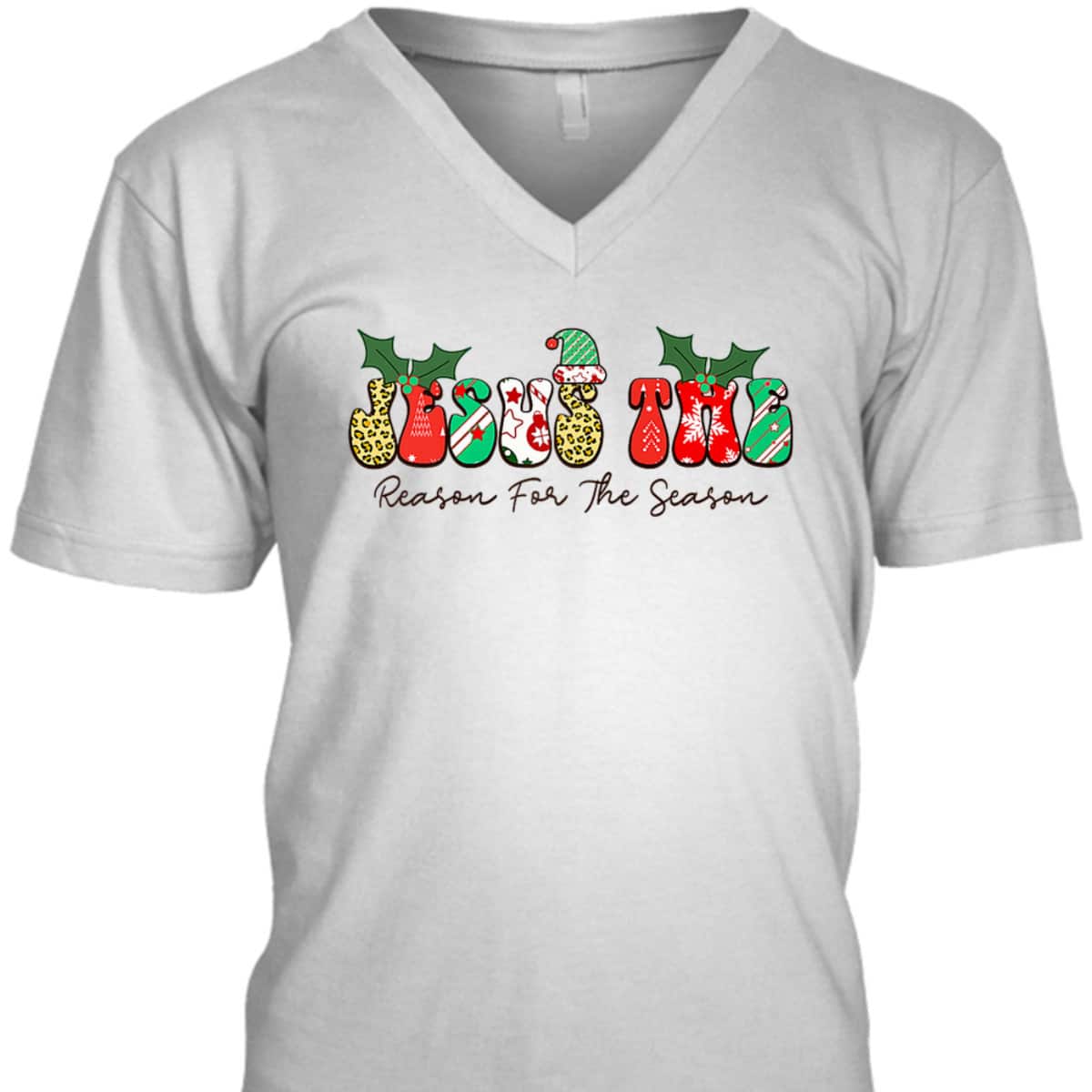 Jesus The Reason For The Season Christian Xmas Holiday Season Christmas Religious T-Shirt Jesus The Reason For The Season Christian Xmas Holiday Season Christmas Religious T-Shirt