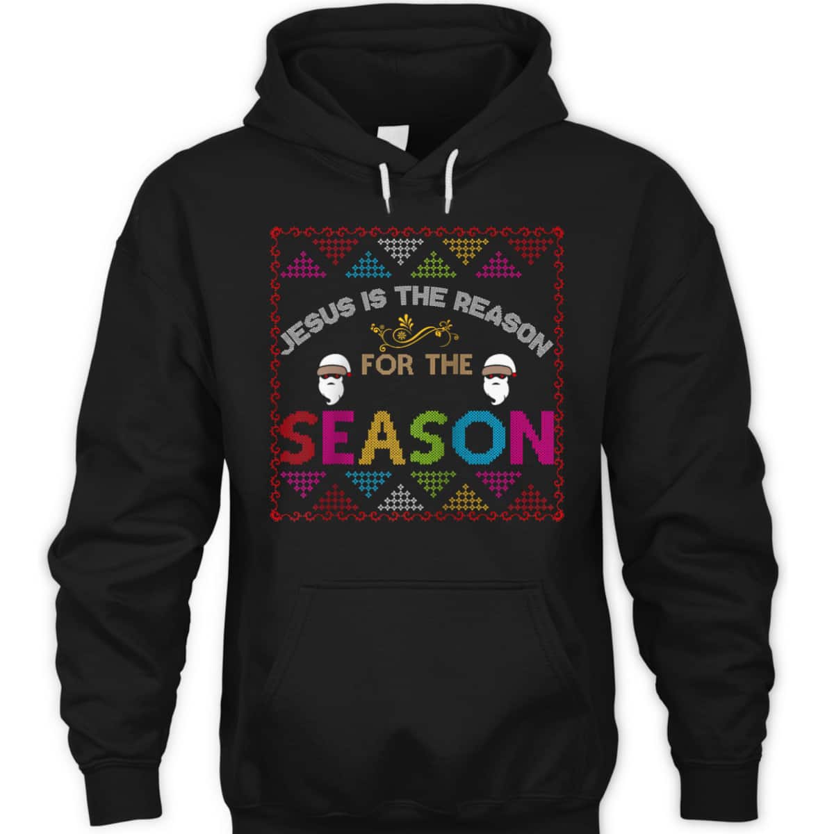 Christian Jesus The Reason Xmas Holiday Season Christmas Spirit T-Shirt