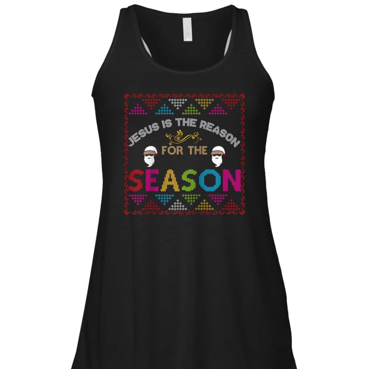 Christian Jesus The Reason Xmas Holiday Season Christmas Spirit T-Shirt