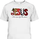 Jesus The Reason Xmas Holiday Season Christmas Religious Christian T-Shirt